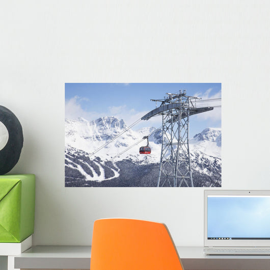 Peak 2 Peak gondola, Whistler and Blackcomb Mountains Wall Mural