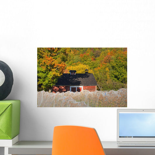Vineyard Autumn Wall Decal Design 3