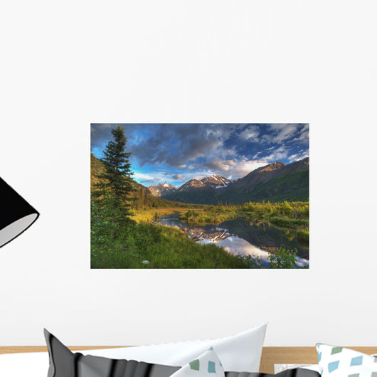 Scenic Eagle River Valley Wall Decal