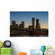 Lower Manhattan Twilight with Wall Decal