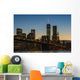 Lower Manhattan Twilight with Wall Decal