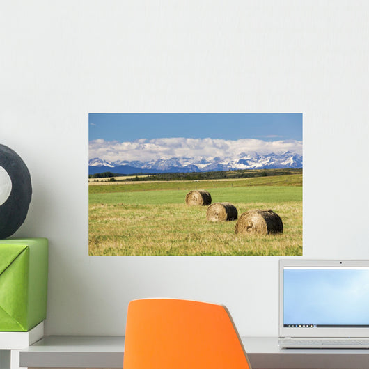 Three Hay Bales Wall Decal