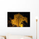Bunratty Castle lit against black sky Wall Mural