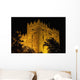 Bunratty Castle lit against black sky Wall Mural