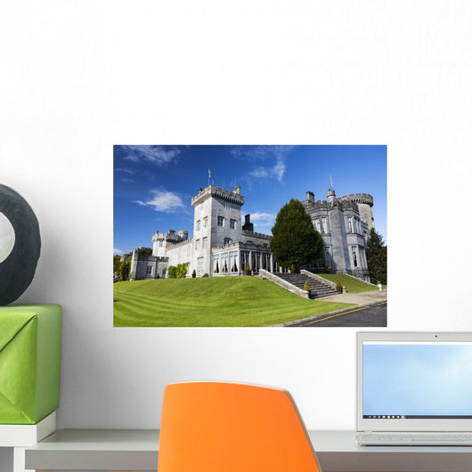 Stone Castle Manicured Grassy Wall Decal