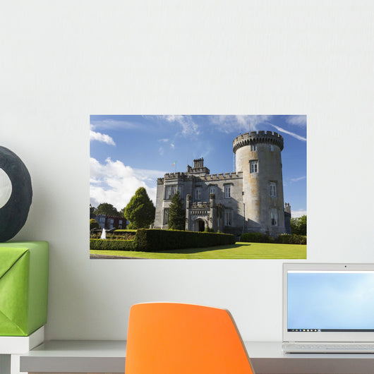 Stone Castle with Turret Wall Decal