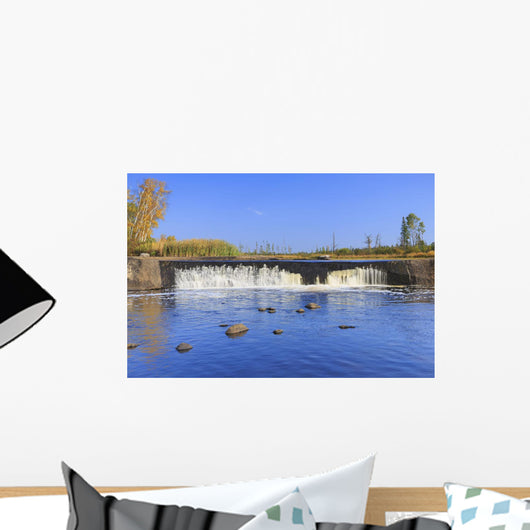 Rainbow Falls Whiteshell River Wall Decal Design 1
