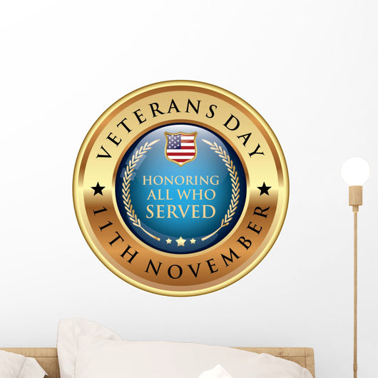 Veterans Day icon Wall Decal