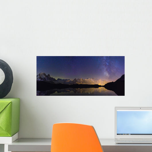 Mont Blanc Mountain Range and Wall Decal
