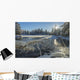 Winter Landscape with Ice Wall Decal Design 1