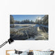 Winter Landscape with Ice Wall Decal Design 1