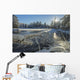 Winter Landscape with Ice Wall Decal Design 1