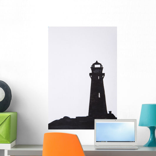 Lighthouse Rock Wall Decal