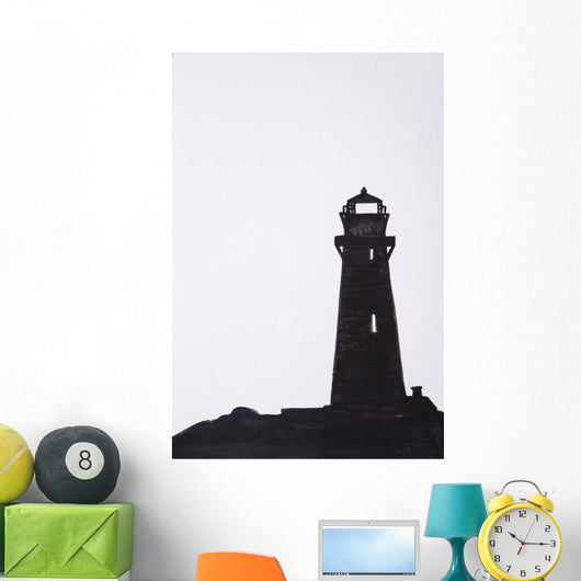Lighthouse Rock Wall Decal