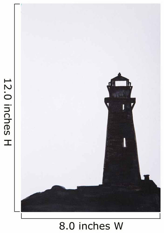 Lighthouse Rock Wall Decal