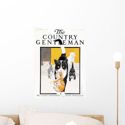 Cover Country Gentleman Agricultural Wall Decal Design 38