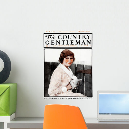 Cover Country Gentleman Agricultural Wall Decal Design 34