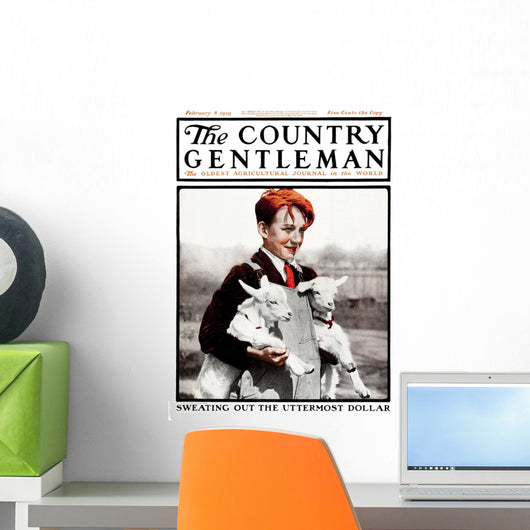 Cover Country Gentleman Agricultural Wall Decal Design 32