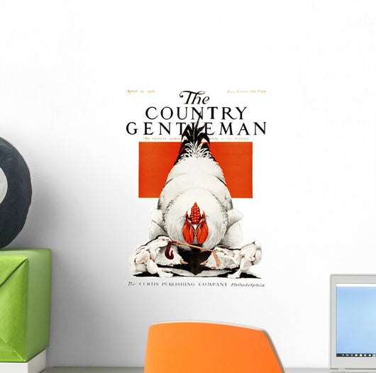 Cover Country Gentleman Agricultural Wall Decal Design 27