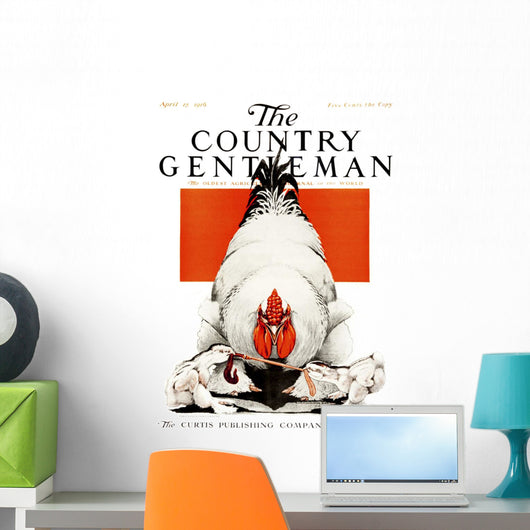 Cover Country Gentleman Agricultural Wall Decal Design 27