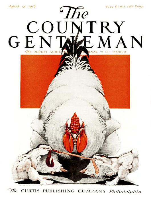 Cover Country Gentleman Agricultural Wall Decal Design 27