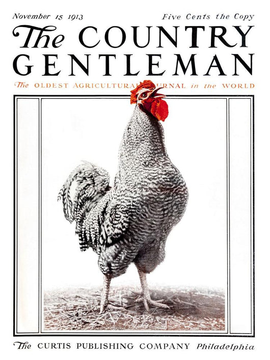 Cover Country Gentleman Agricultural Wall Decal Design 11