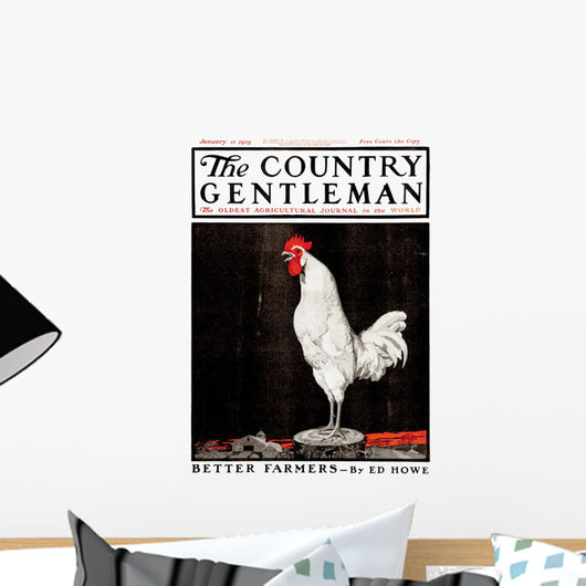 Cover Country Gentleman Agricultural Wall Decal Design 10