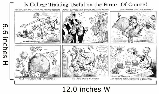 Comic Strip Country Gentleman Wall Decal Design 4