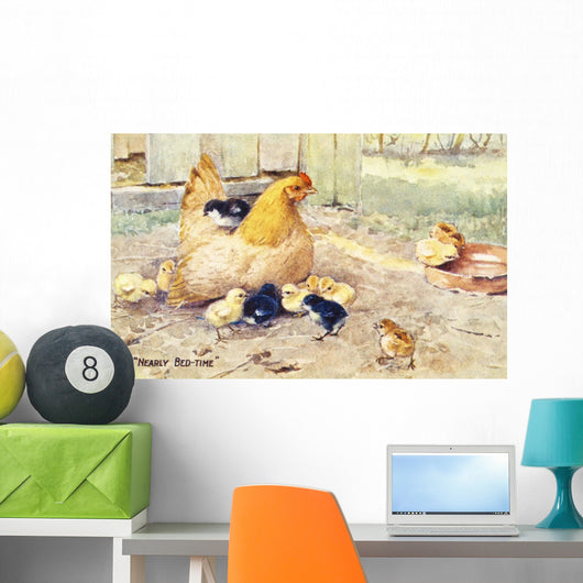 Vintage Greeting Card with Wall Decal Design 2