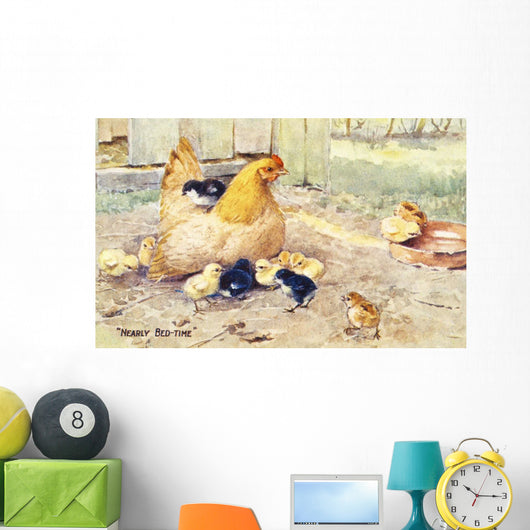 Vintage Greeting Card with Wall Decal Design 2