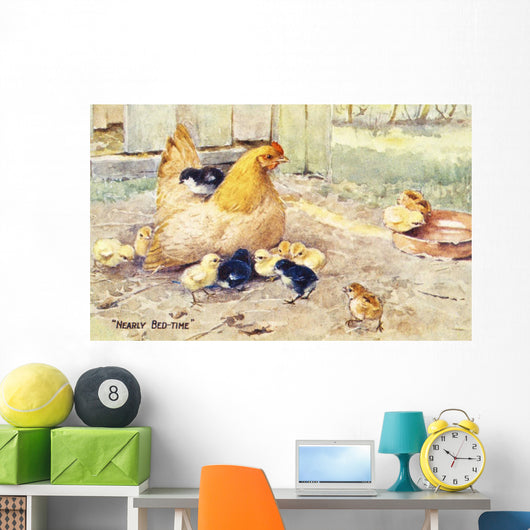 Vintage Greeting Card with Wall Decal Design 2