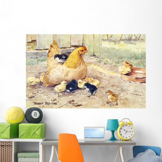 Vintage Greeting Card with Wall Decal Design 2