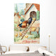 Vintage Easter Greeting Card Wall Decal