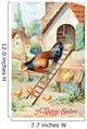 Vintage Easter Greeting Card Wall Decal