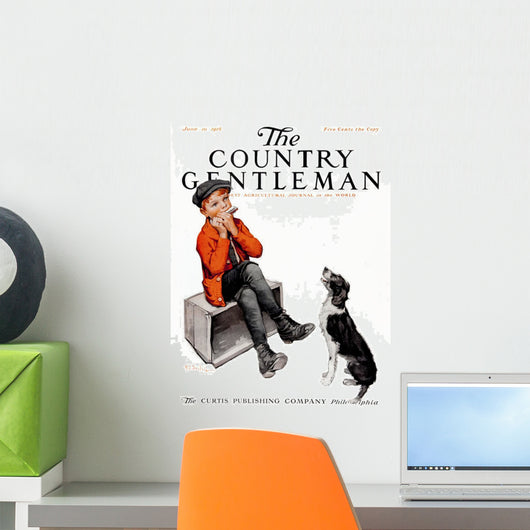 Cover of Country Gentleman agricultural magazine Wall Mural