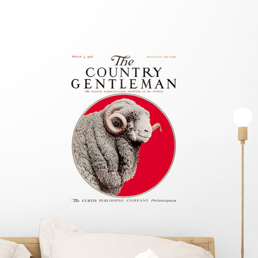 Cover of Country Gentleman agricultural magazine Wall Mural