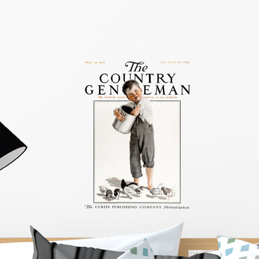 Cover of Country Gentleman agricultural magazine Wall Mural