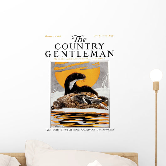 Cover of Country Gentleman agricultural magazine Wall Mural