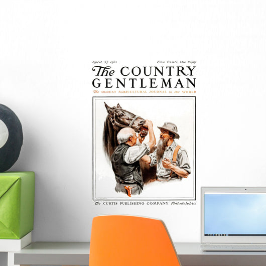 Cover of Country Gentleman agricultural magazine Wall Mural