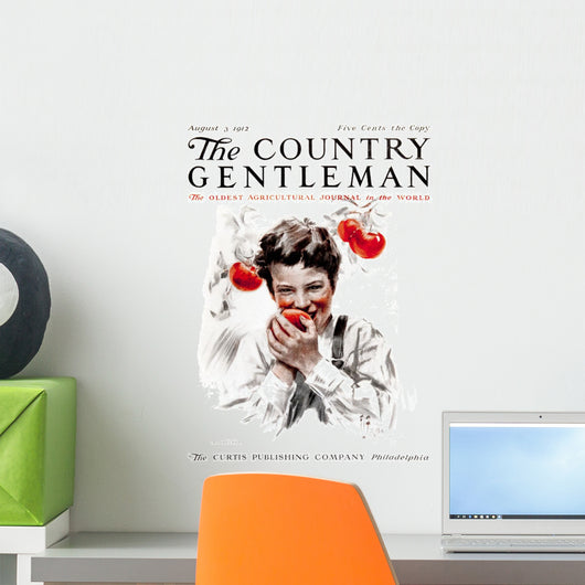 Cover of Country Gentleman agricultural magazine Wall Mural
