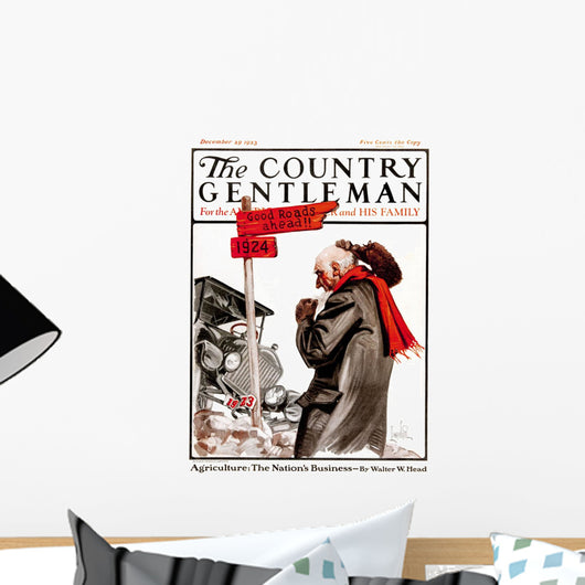 Cover of Country Gentleman agricultural magazine Wall Mural