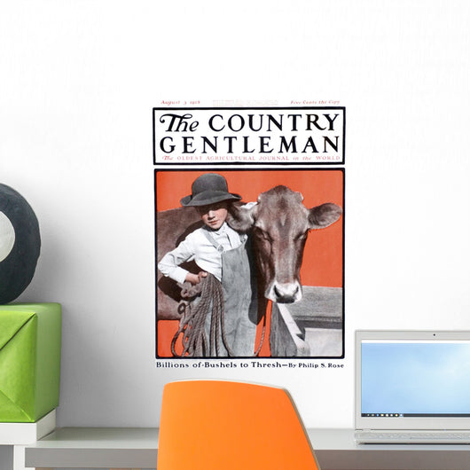 Cover of Country Gentleman agricultural magazine Wall Mural