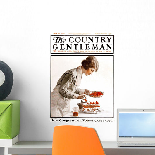 Cover of Country Gentleman agricultural magazine Wall Mural
