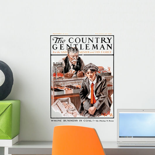 Cover of Country Gentleman agricultural magazine Wall Mural