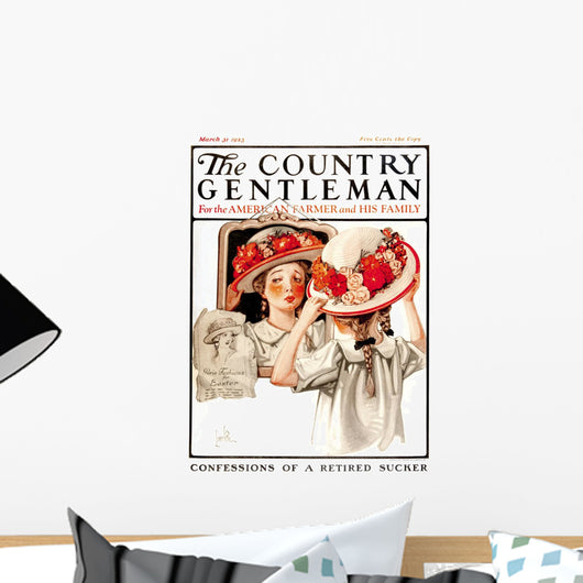 Cover of Country Gentleman agricultural magazine Wall Mural