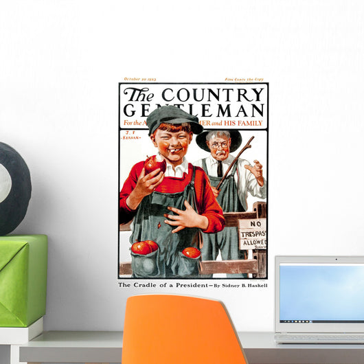 Cover of Country Gentleman agricultural magazine Wall Mural