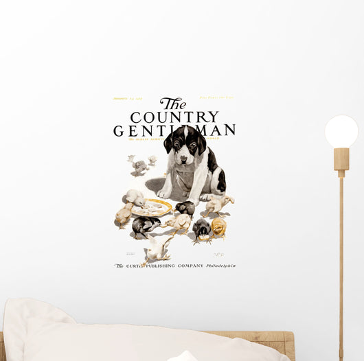 Cover of Country Gentleman agricultural magazine Wall Mural