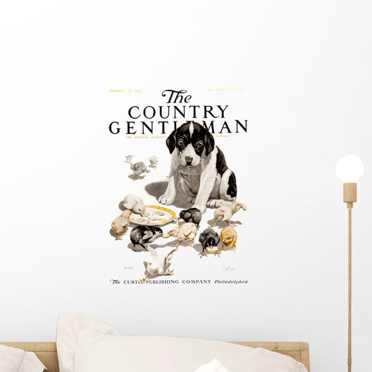 Cover of Country Gentleman agricultural magazine Wall Mural