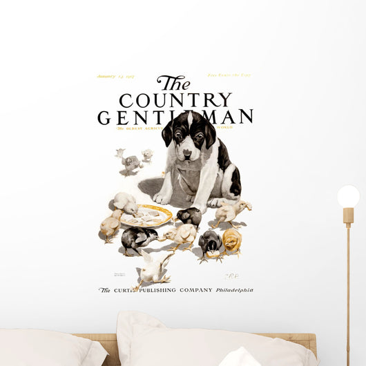 Cover of Country Gentleman agricultural magazine Wall Mural