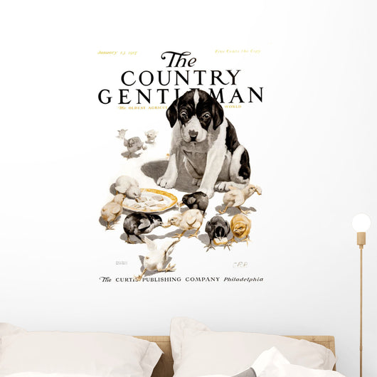 Cover of Country Gentleman agricultural magazine Wall Mural